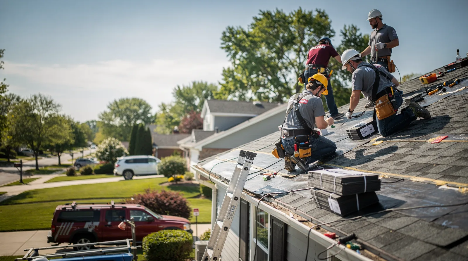 Roof Repair in Olympia Fields, IL around you